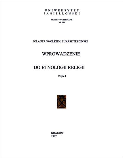 Religia - R-Swolkień J., Trzciński Ł.-Wprowadzenie do etnologii religii.jpg