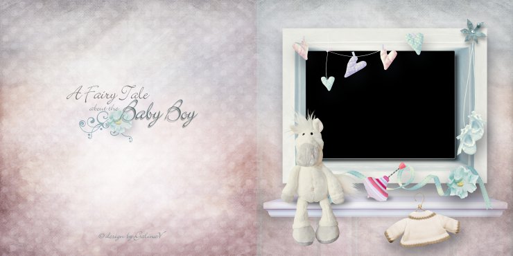 Photobook A Fairy Tale About Baby Boy author GalinaV - A Fairy Tale about the Baby Boy_cover_byGalinaV.png